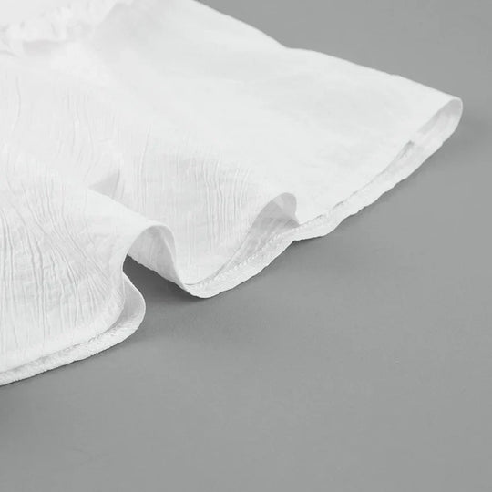 R&B | Weiße Sommerkleid mit Schnürung