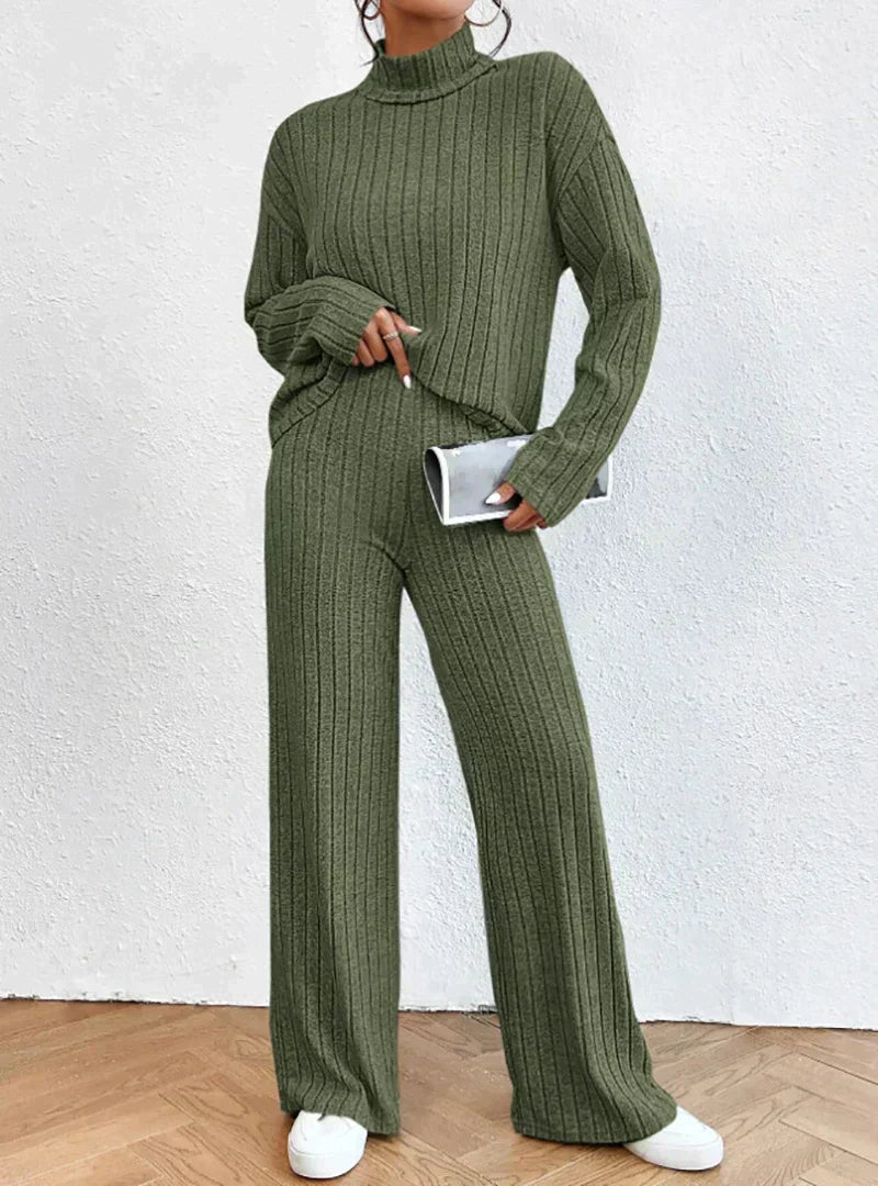 R&B | Strickhose und Rollkragenpullover Set
