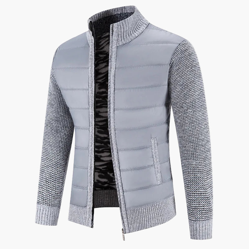R&B | Stepp-Strickjacke mit Reißverschluss - Lässiger Urban Style für Alltag und Freizeit
