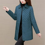 R&B | Damen Steppjacke Mit Karomuster