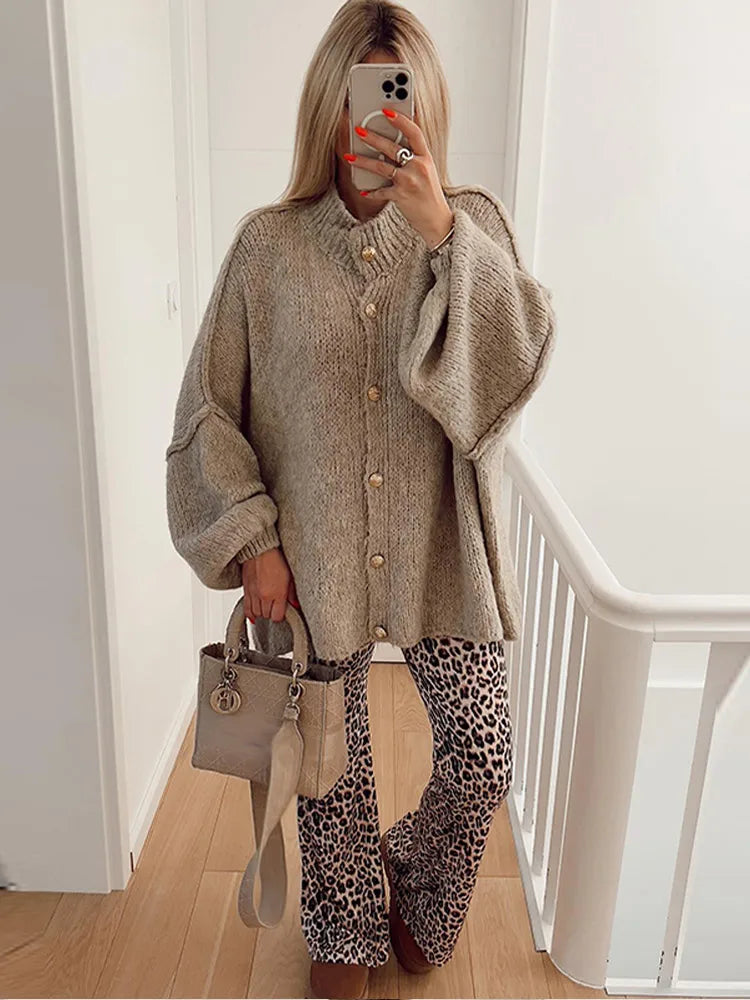 R&B | Bequeme Übergroßer Cardigan für Frauen