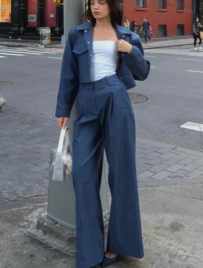R&B | Elegantes Streetwear Satz [Jacke+Hosen]