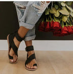 R&B | Sandalen mit Kreuzband und Zehenring