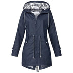 R&B | Regenjacke wasserdicht mit Kapuze, atmungsaktiv, Parka für Outdoor