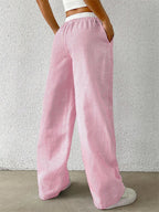R&B | Gestreifte Hose mit Weitem Bein