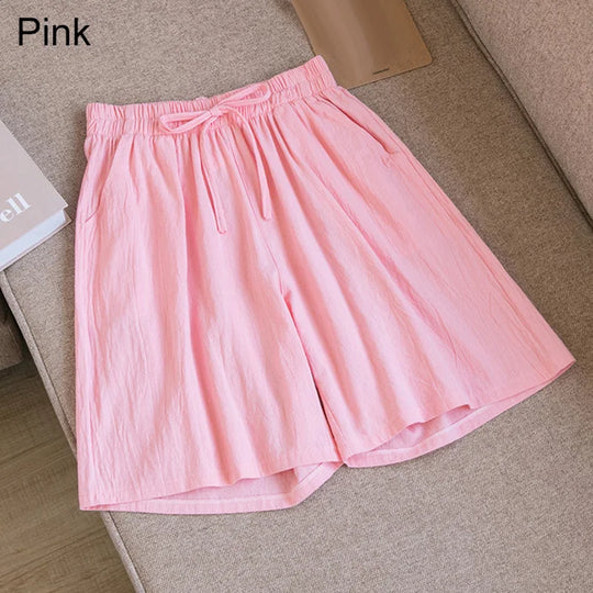 R&B | Baumwoll-Knie-Lange Shorts