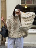 R&B | Oversized Gestickter Weicher Pullover