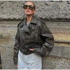 jacke mit Gürtel