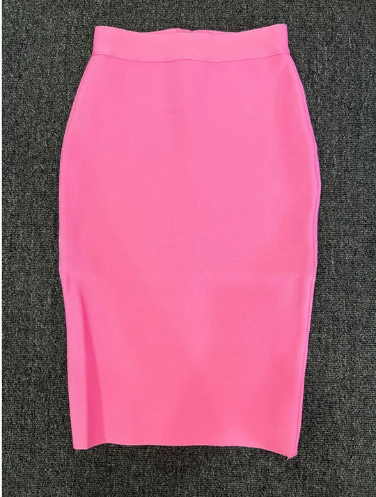 R&B | Frauen Neue Rayon Bandage Rock Elegante Bleistiftrock Berühmte Sexy Club Party Kleidung Vintage Vestios