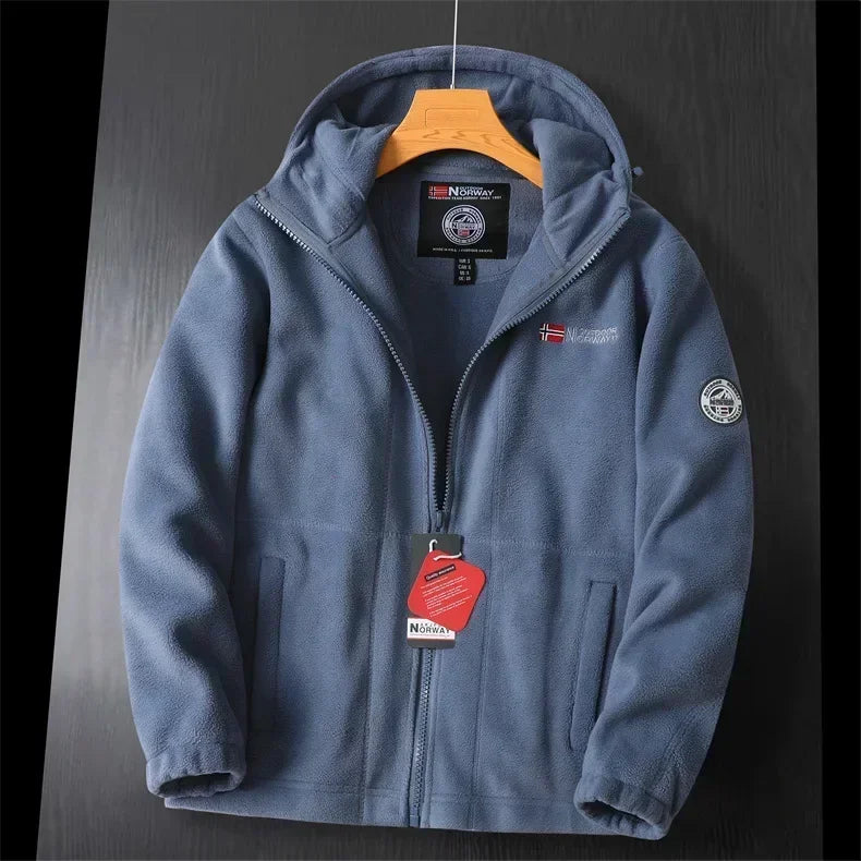 R&B | Extra warme Zip Kapuzenjacke