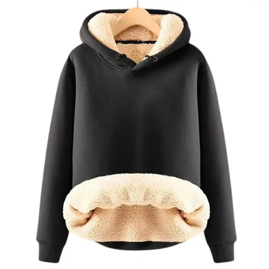 R&B | Warmer Hoodie mit Fleece-futter Polyester und Sherpa Bequem und Trendy