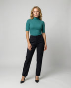 Feinstrick Nahtloser Rollkragenpullover Damen | R&B