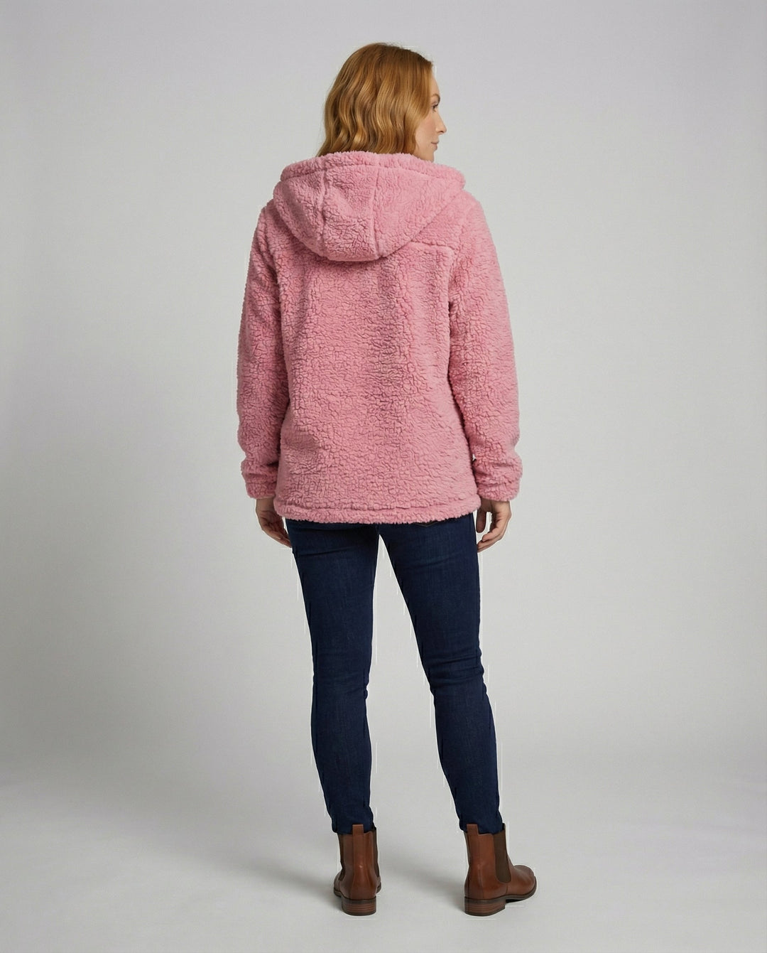 Teddy Fleecejacke Damen Lang | R&B