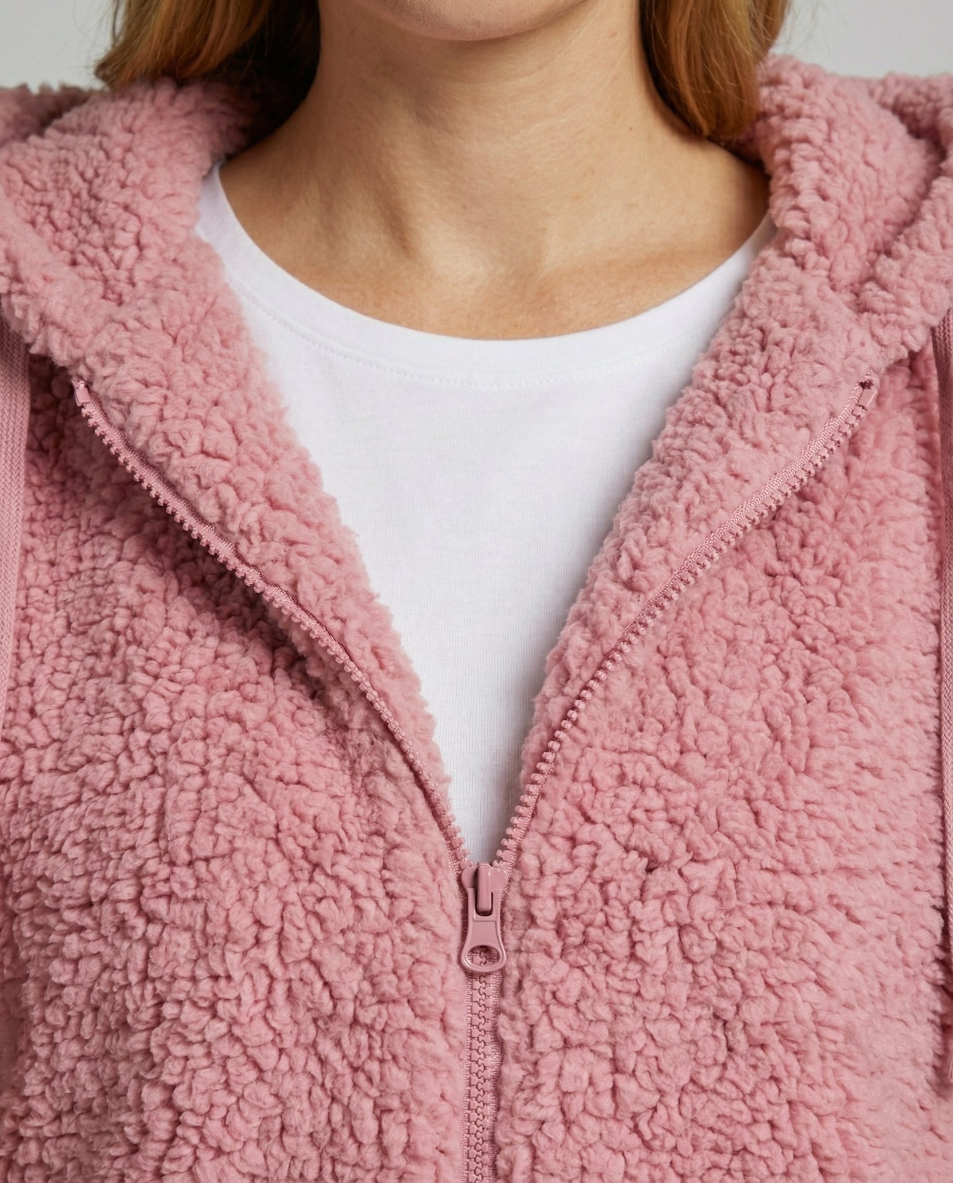 Teddy Fleecejacke Damen Lang | R&B