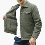 R&B | Freizeitjacke mit Fleecekragen - Modische Outdoor Übergangsjacke für Alltag und Abenteuer