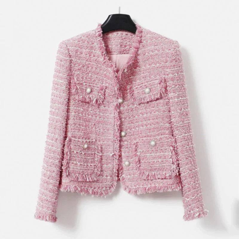 R&B | Jacke Aus Größem Tweed Herbst/Winter Socialite Quastendesign