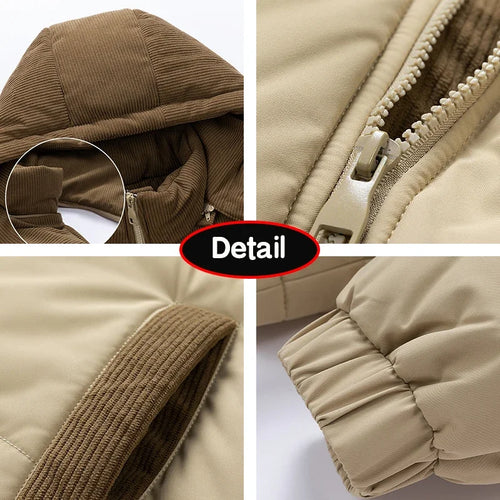 R&B | Winter Steppjacke mit Kapuze - Modische Outdoorjacke für Kalte Tage