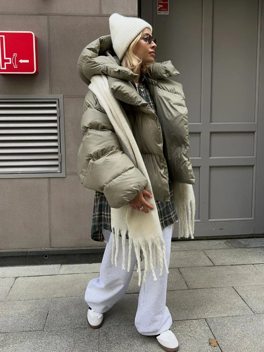 R&B | Modische Steppjacke in Anthrazit