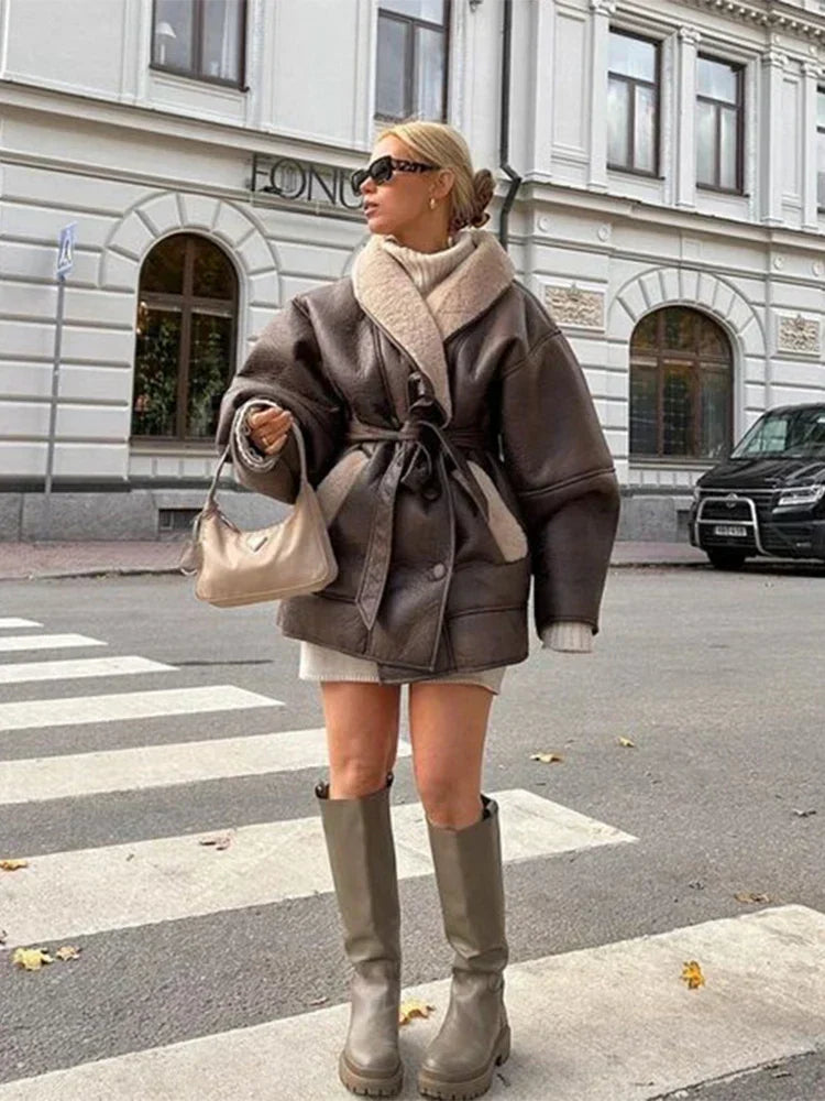 R&B | Damenjacke aus Kunstfell - stilvolle Winterjacke