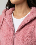 R&B | Teddy Fleecejacke Damen Lang