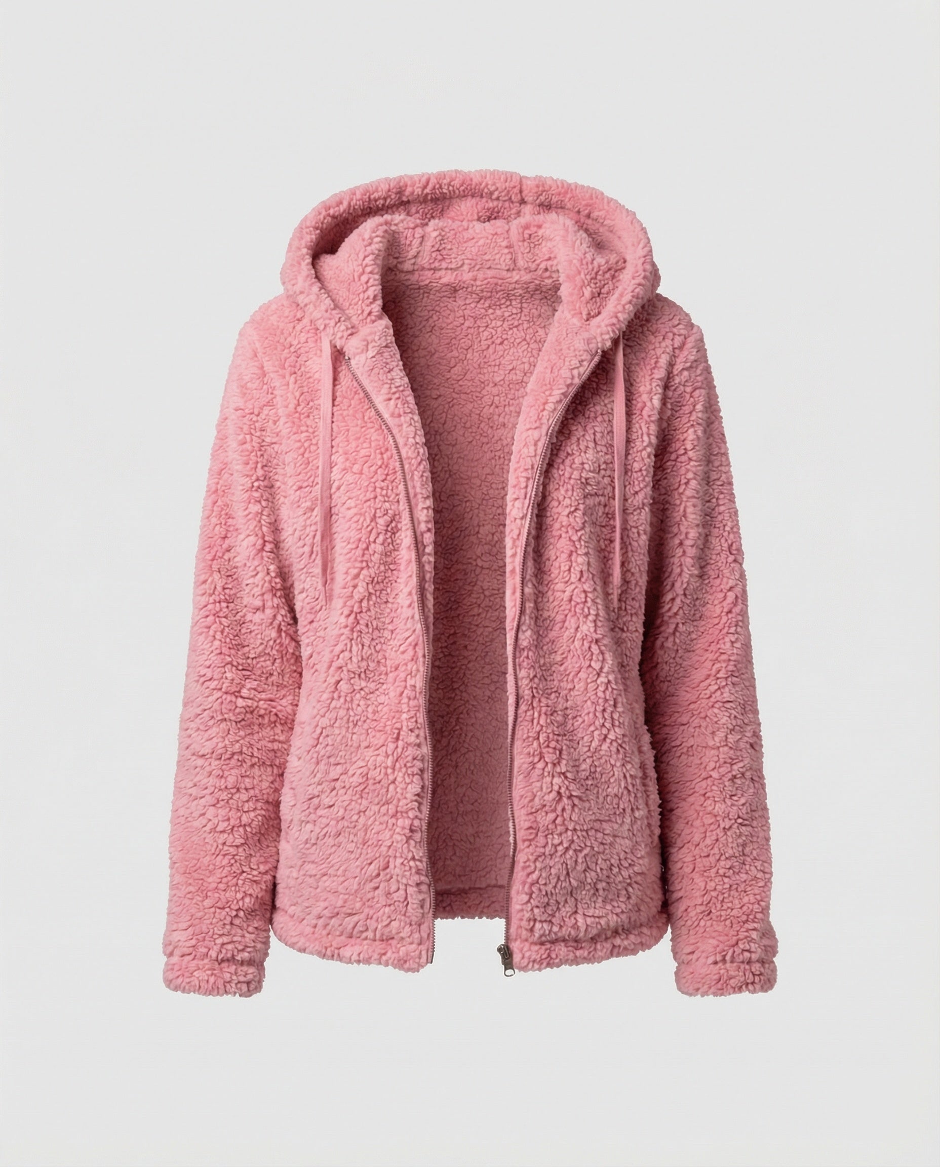 R&B | Teddy Fleecejacke Damen Lang