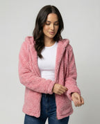 R&B | Teddy Fleecejacke Damen Lang