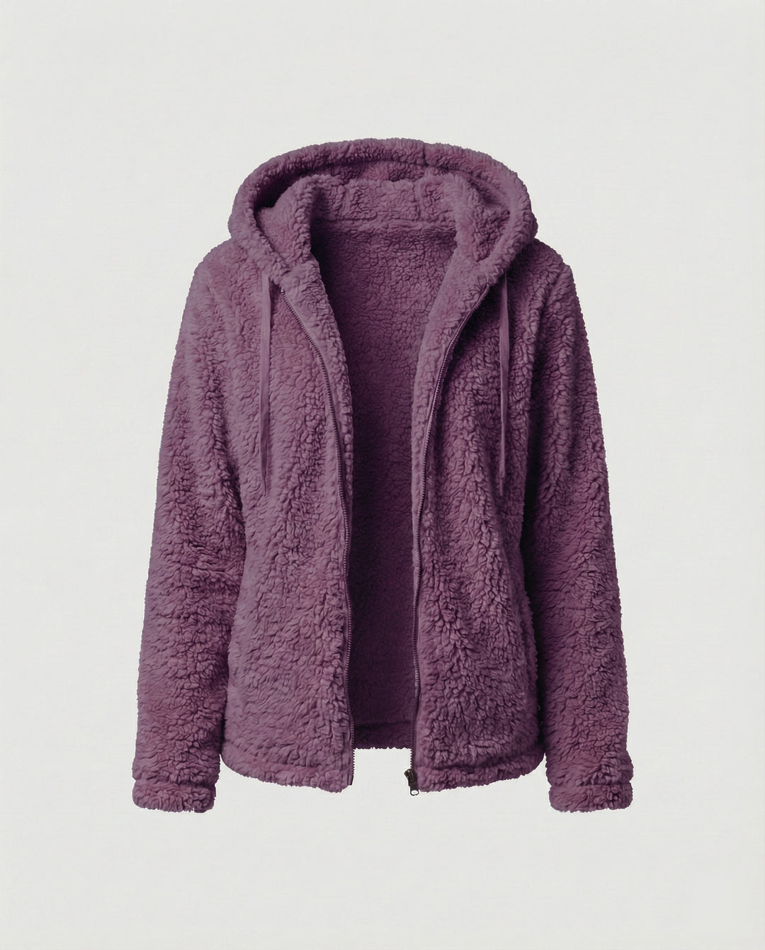 R&B | Teddy Fleecejacke Damen Lang