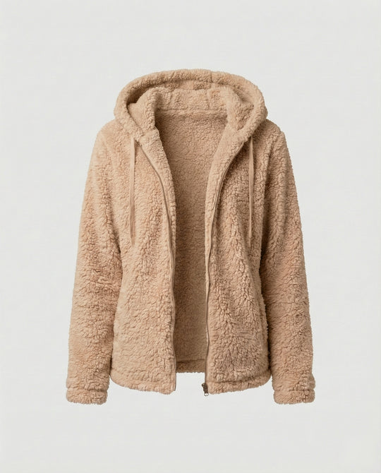 R&B | Teddy Fleecejacke Damen Lang