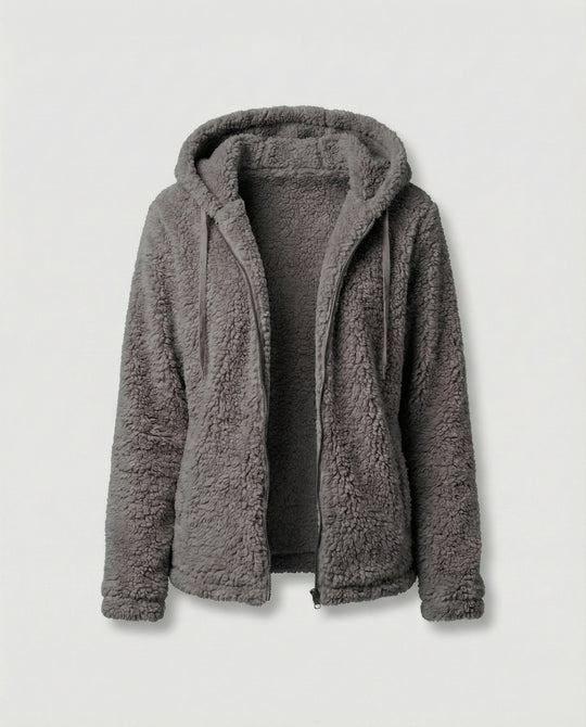 R&B | Teddy Fleecejacke Damen Lang
