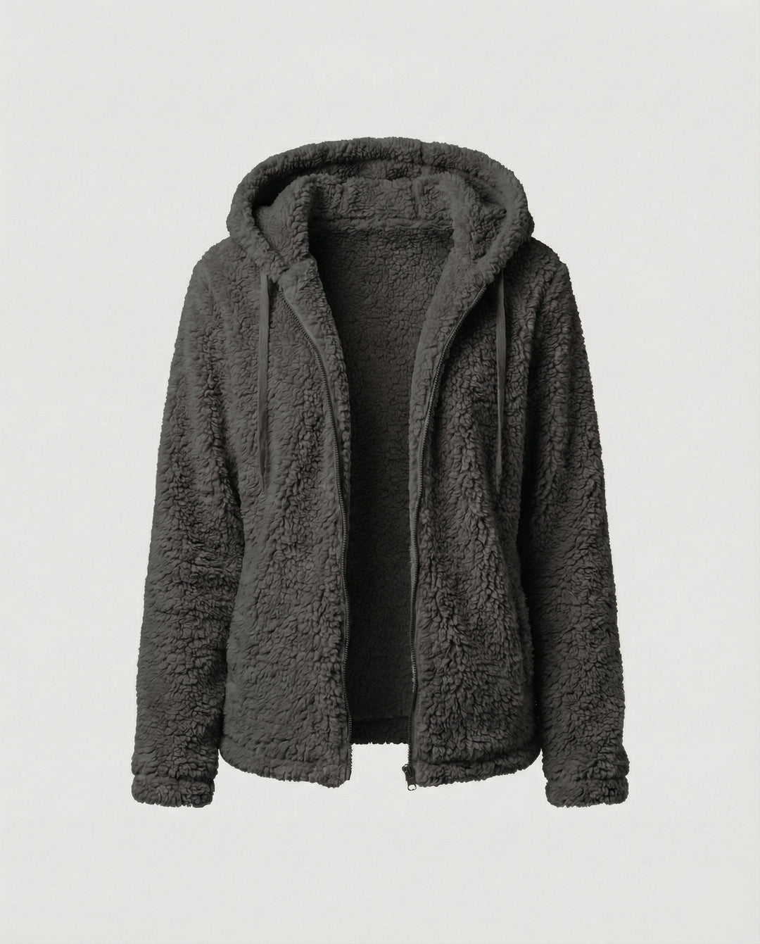 R&B | Teddy Fleecejacke Damen Lang
