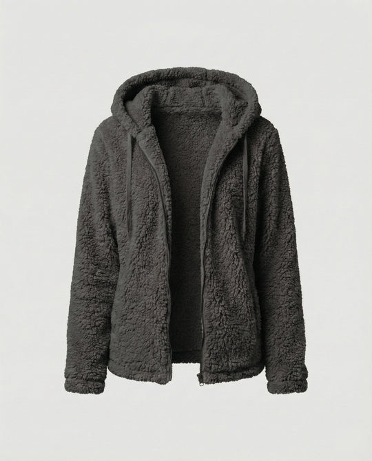 R&B | Teddy Fleecejacke Damen Lang