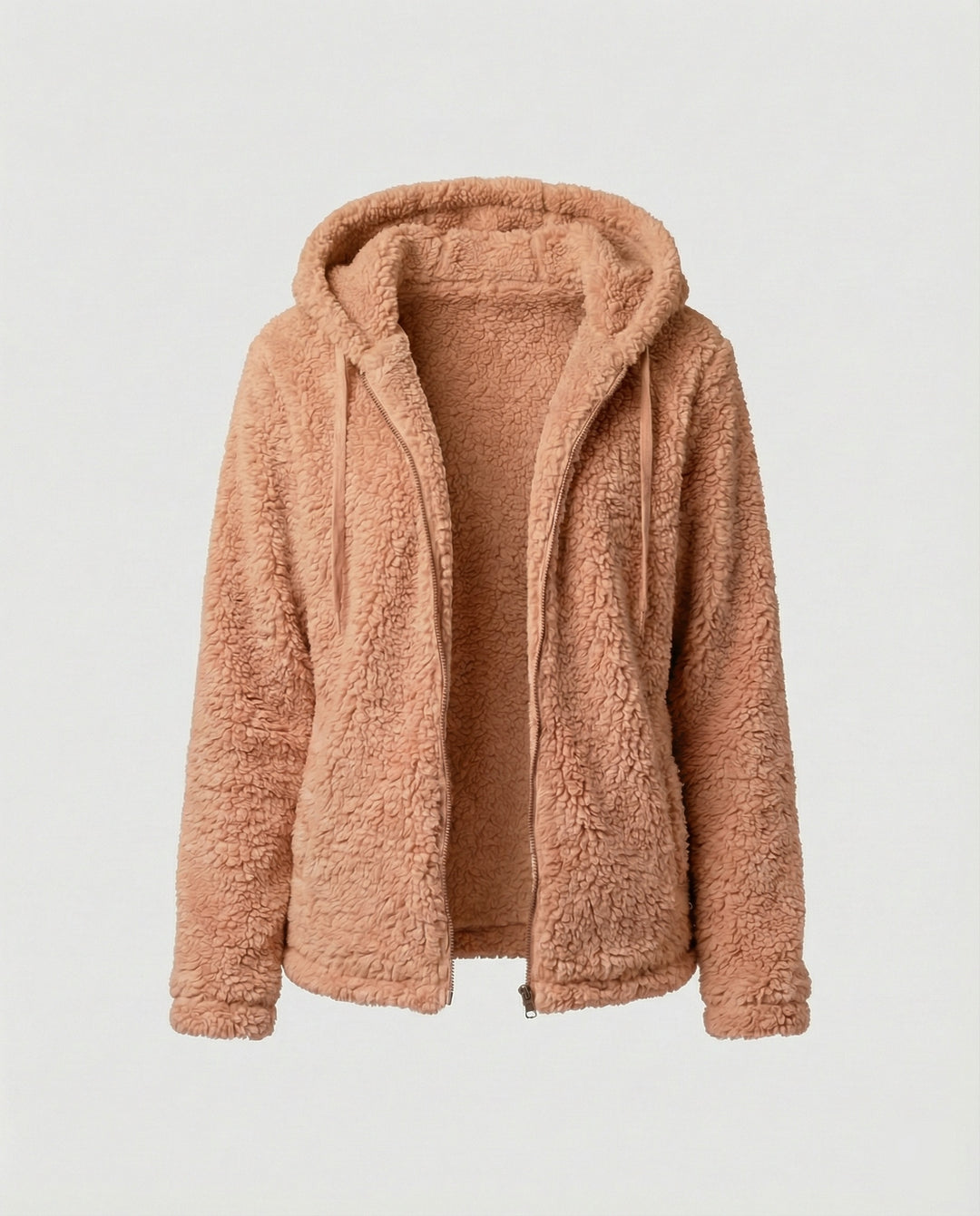 R&B | Teddy Fleecejacke Damen Lang