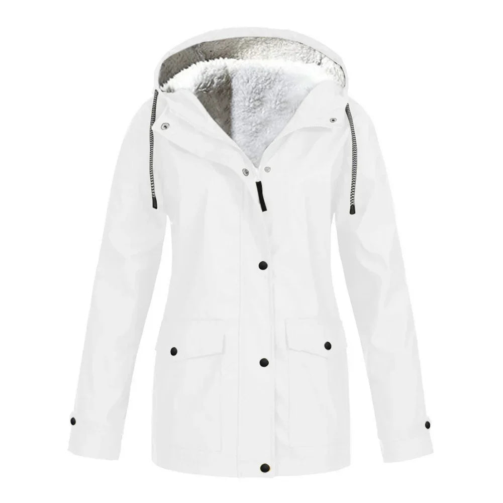 R&B | Wasserdichte Fleece-Hoodie-Jacke