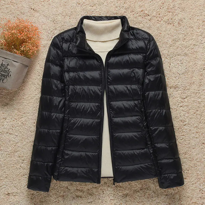 R&B | Winterjacke mit Reißverschluss und Kapuze und Langen Ärmeln - Winter