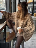 R&B | Oversized Gestickter Weicher Pullover