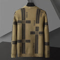 R&B | Offene Strick-cardigan mit Karomuster Weich und Stilvoll Perfekt für Den Layer-look