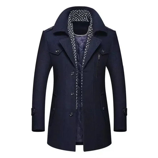 R&B | Business Mantel Eleganter Winter Langjacke Klassisch Modern Freizeit