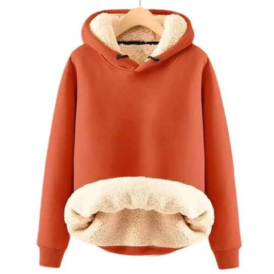 R&B | Warmer Hoodie mit Fleece-futter Polyester und Sherpa Bequem und Trendy