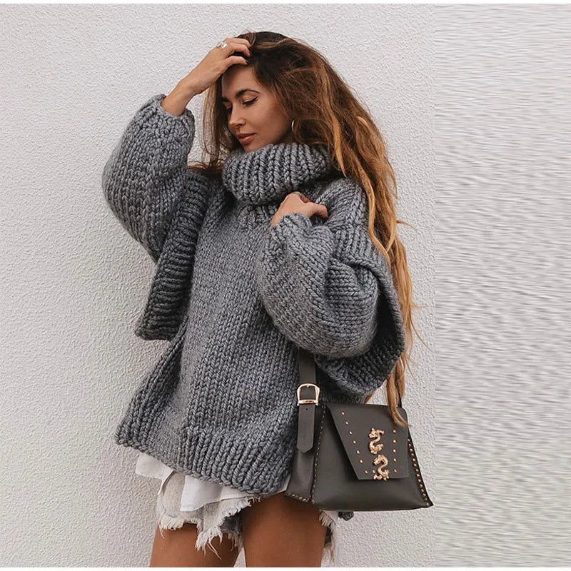 R&B | Chunky Strickpullover Oversized und Trendy Perfekt für Den Herbst