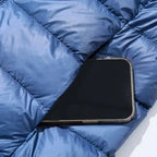 R&B | Leichtgewicht Pufferjacke Langärmlige Gesteppte Jacke mit Abnehmbarem Kapuze