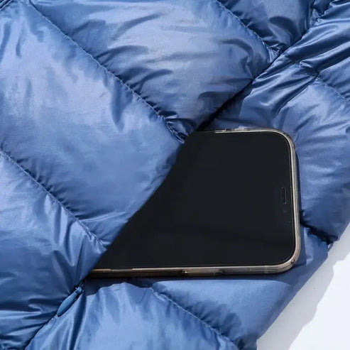 R&B | Leichtgewicht Pufferjacke Langärmlige Gesteppte Jacke mit Abnehmbarem Kapuze