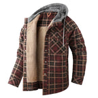R&B | Warm kariert Hemdjacke