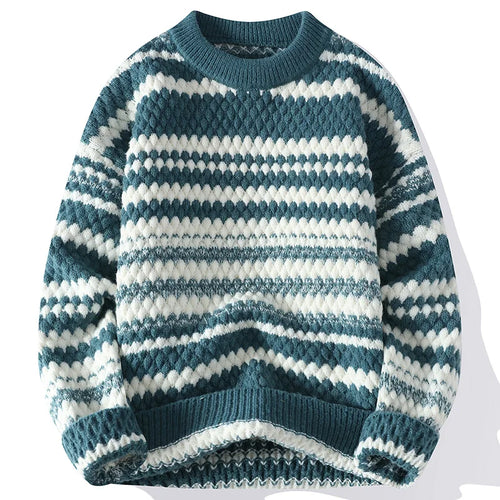 R&B | Strickjacke mit Nordischem Muster Weich und Warm Perfekt für Wintertage