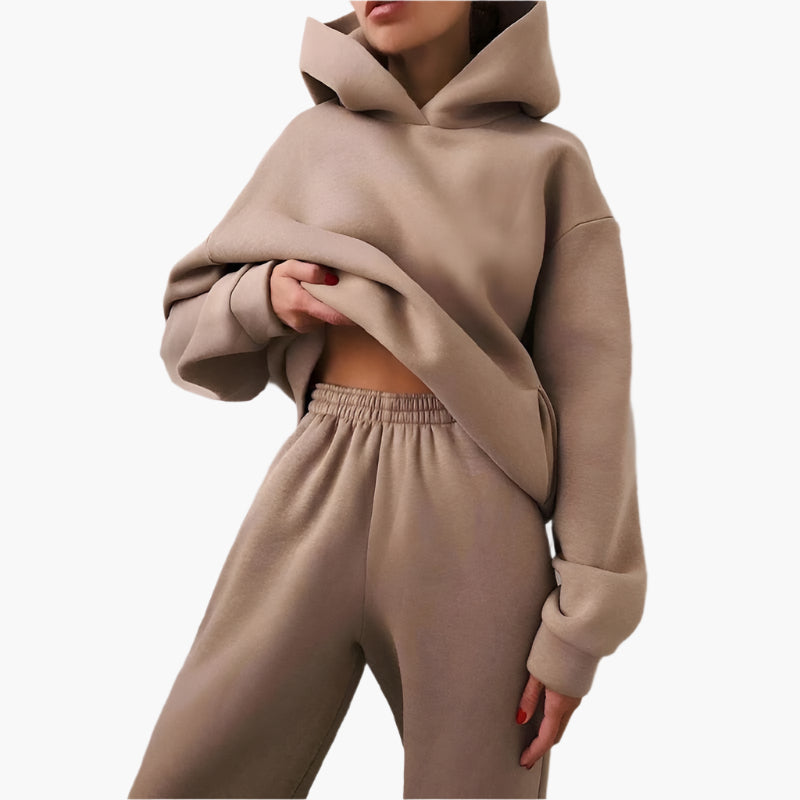 R&B | Oversize Lounge Set Kapuzenpullover und Jogginghose - Komfortabler Freizeitlook