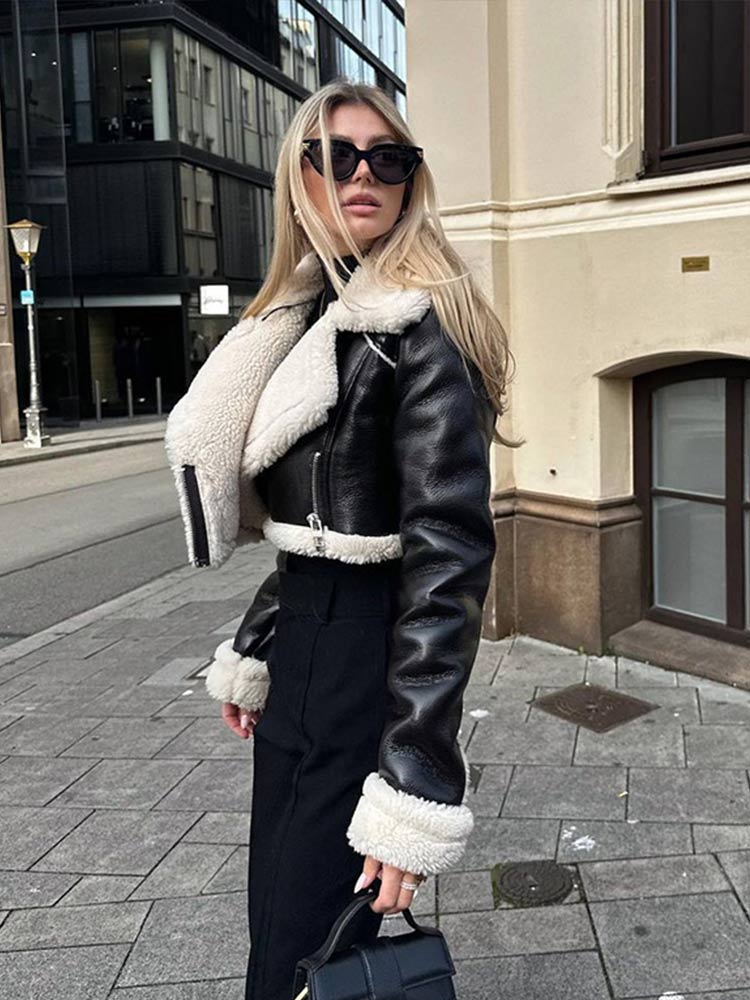 R&B | Warme Kunstlederjacke