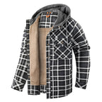 R&B | Warm kariert Hemdjacke