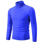 R&B | Stilvoller Rollkragen Einfarbiger Herbstpullover für Männer