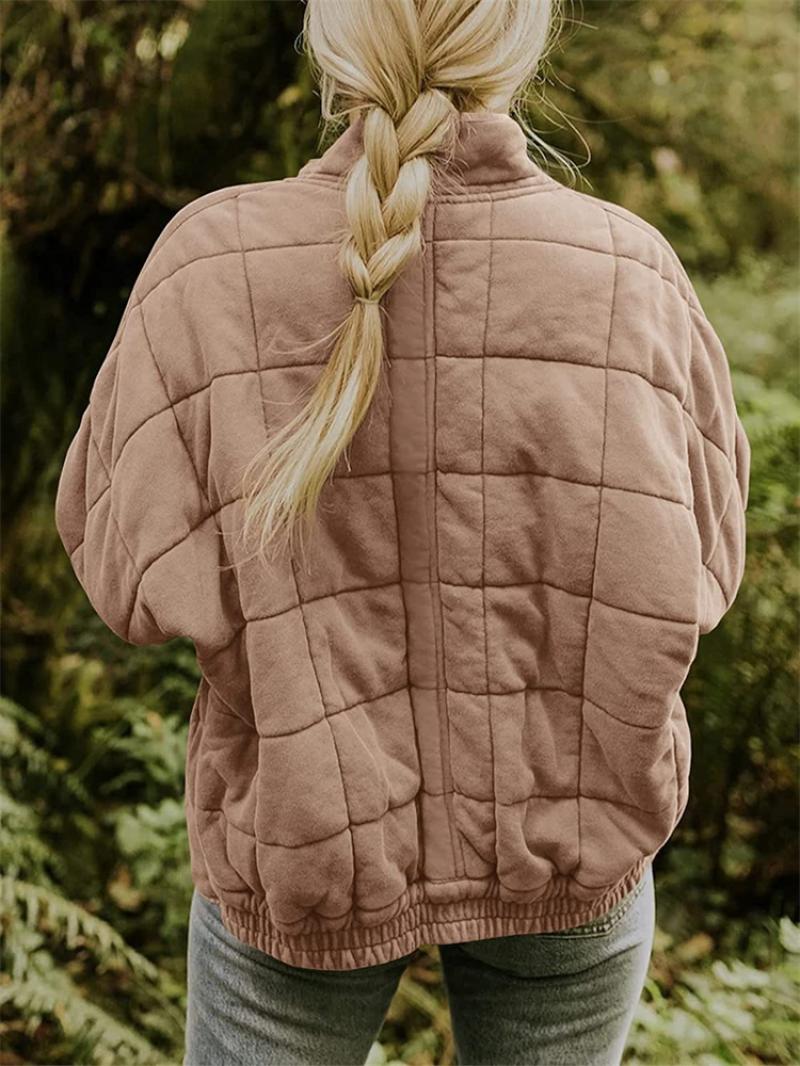 R&B | Jacke - Steppdesign - Hoher Kragen - Reißverschluss - Bequeme Passform