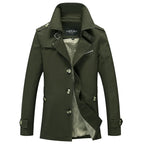 R&B | Stylischer langer Herbst-Trenchcoat für Herren