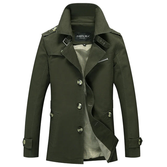 R&B - Stylischer langer Herbst-Trenchcoat für Herren